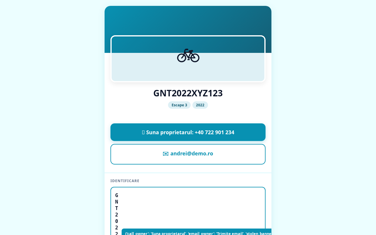 Profil bicicleta