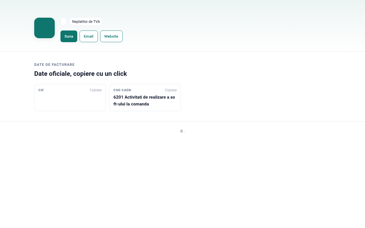 Profil companie